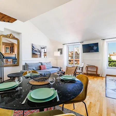 Duplex A 2 Min De La A Pied Ницца